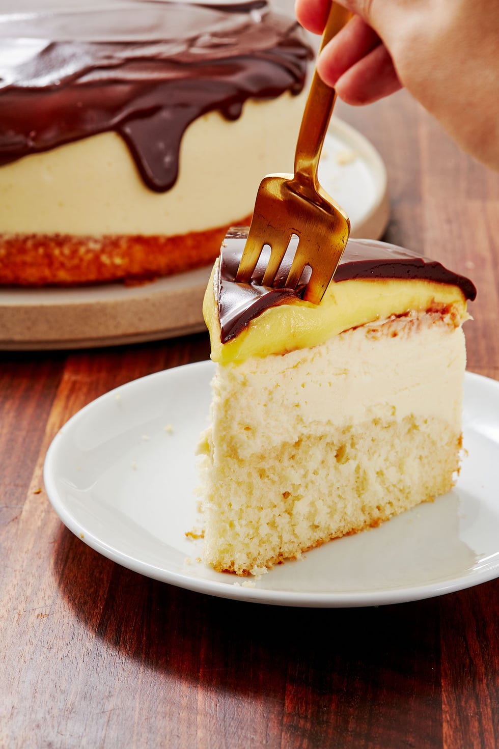 Boston Cream Cheesecake - Delish.com