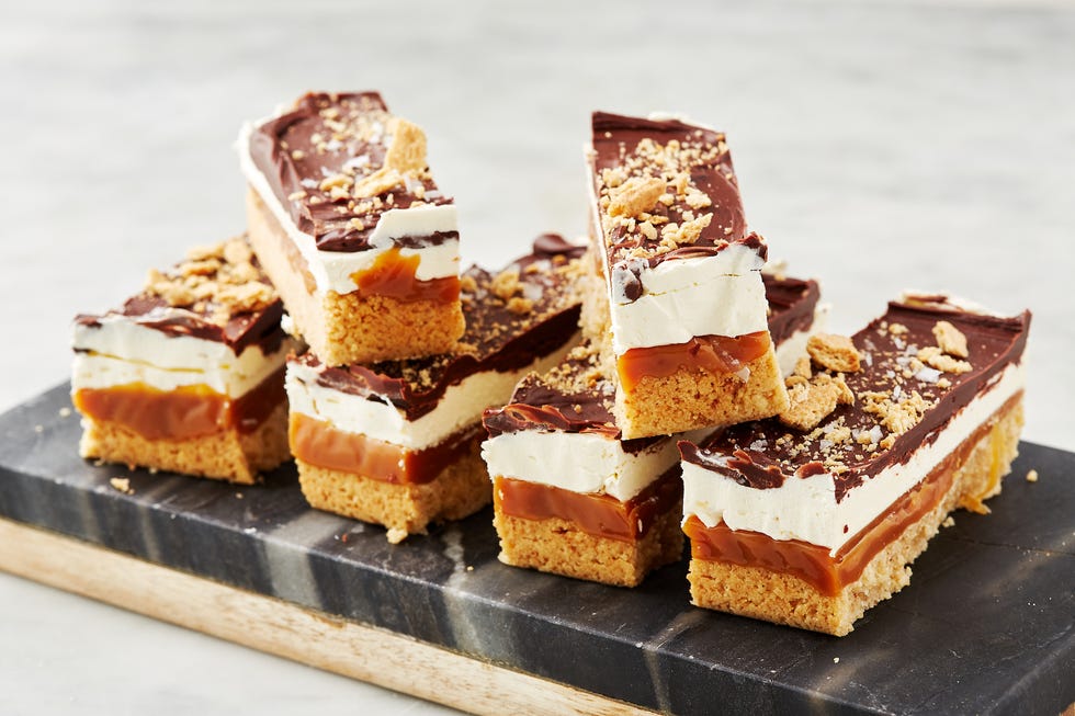 s'mores millionaire bars delishcom