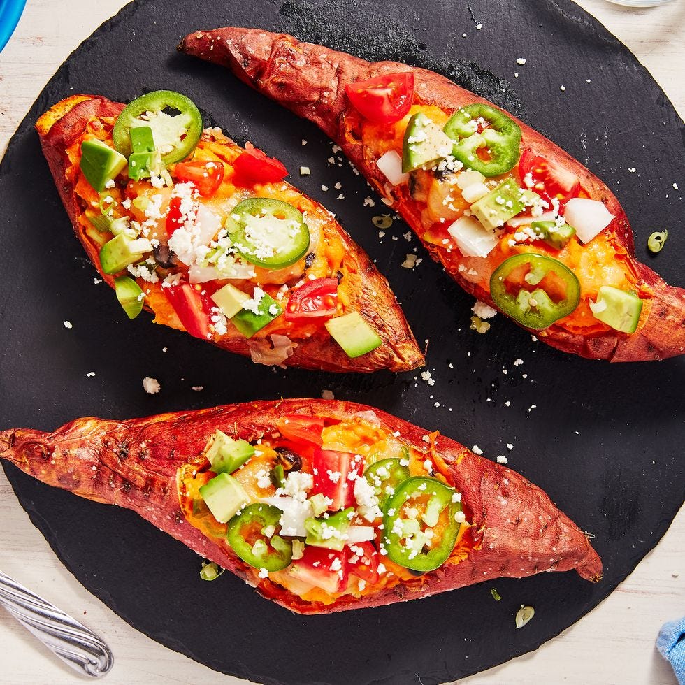 twice baked sweet potatoes
