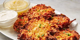 Potato Pancakes - Delish.com Potato Pancakes - Delish.com