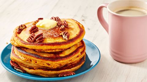 preview for Sweet Potato Pancakes Are Here To Make Your Mornings Sweeter