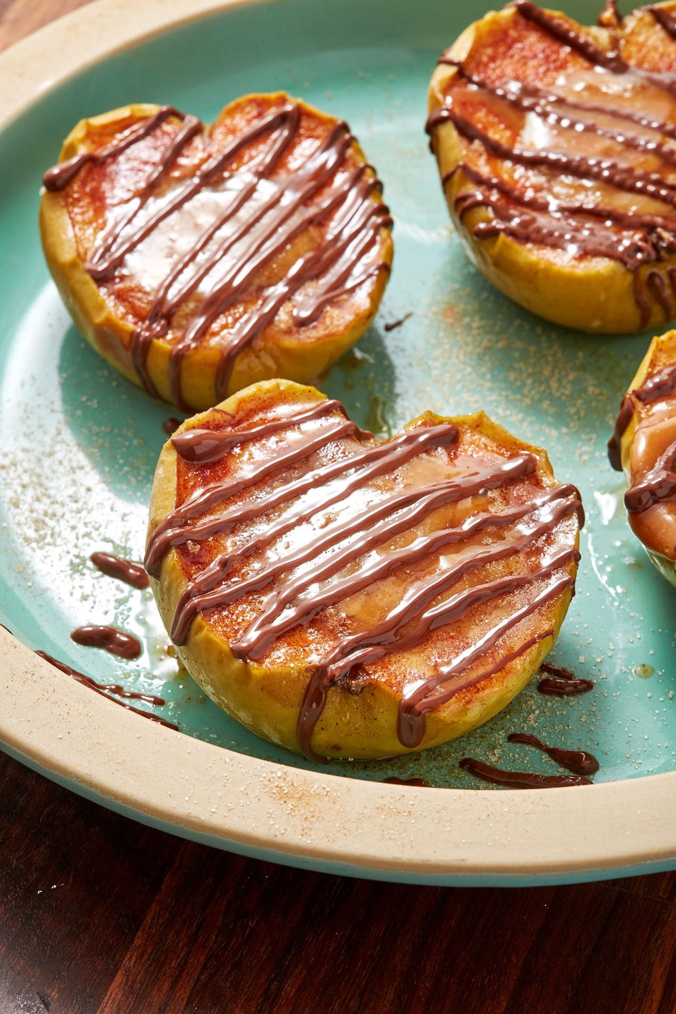 caramel stuffed apples