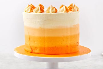 creamsicle ombre cake