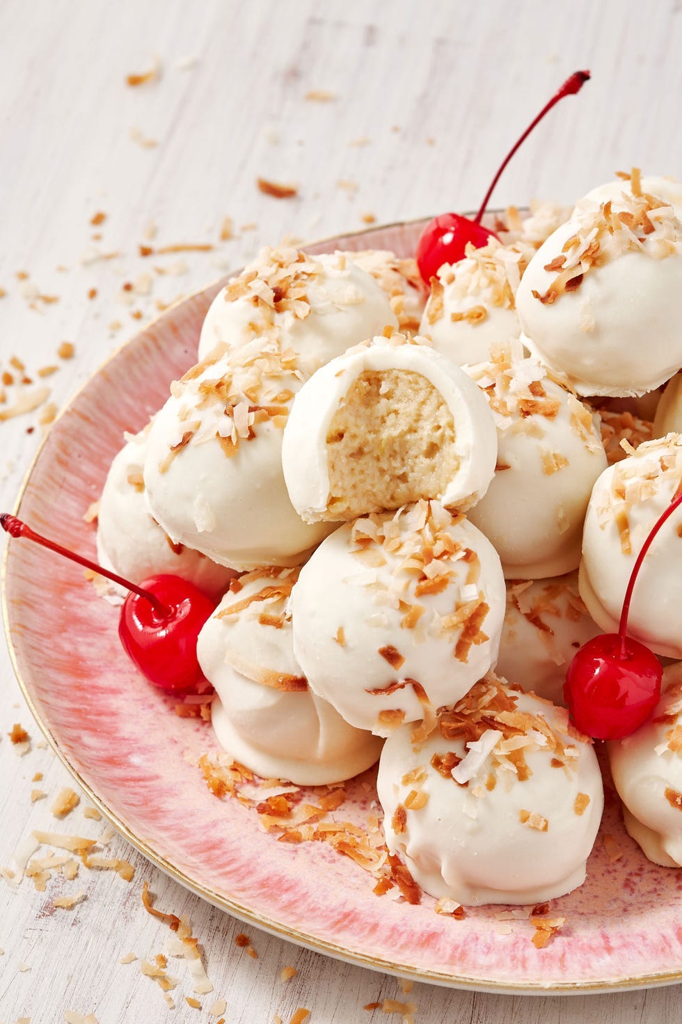 piña colada truffles
