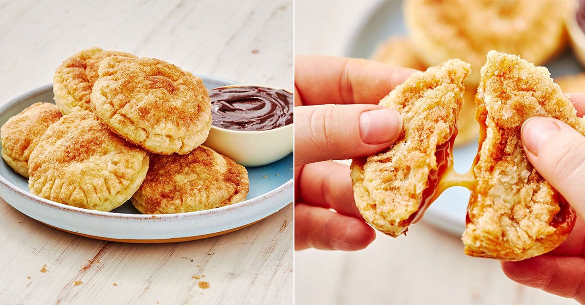 preview for Churro Cookies Have A Surprise Caramel Inside