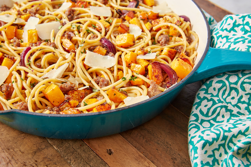 brown butter butternut squash pasta