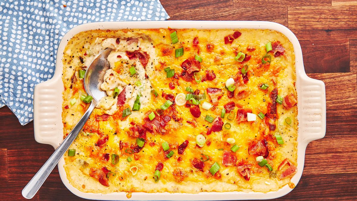 preview for Twice Baked Potato Casserole Is All The Fun Of A Loaded Potato In One Dish