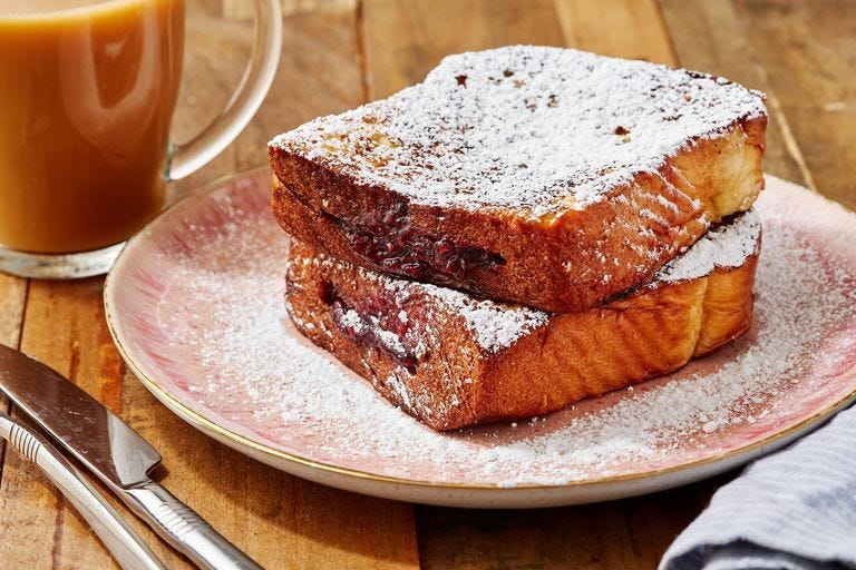 Powdered Donut French Toast - Delish.com