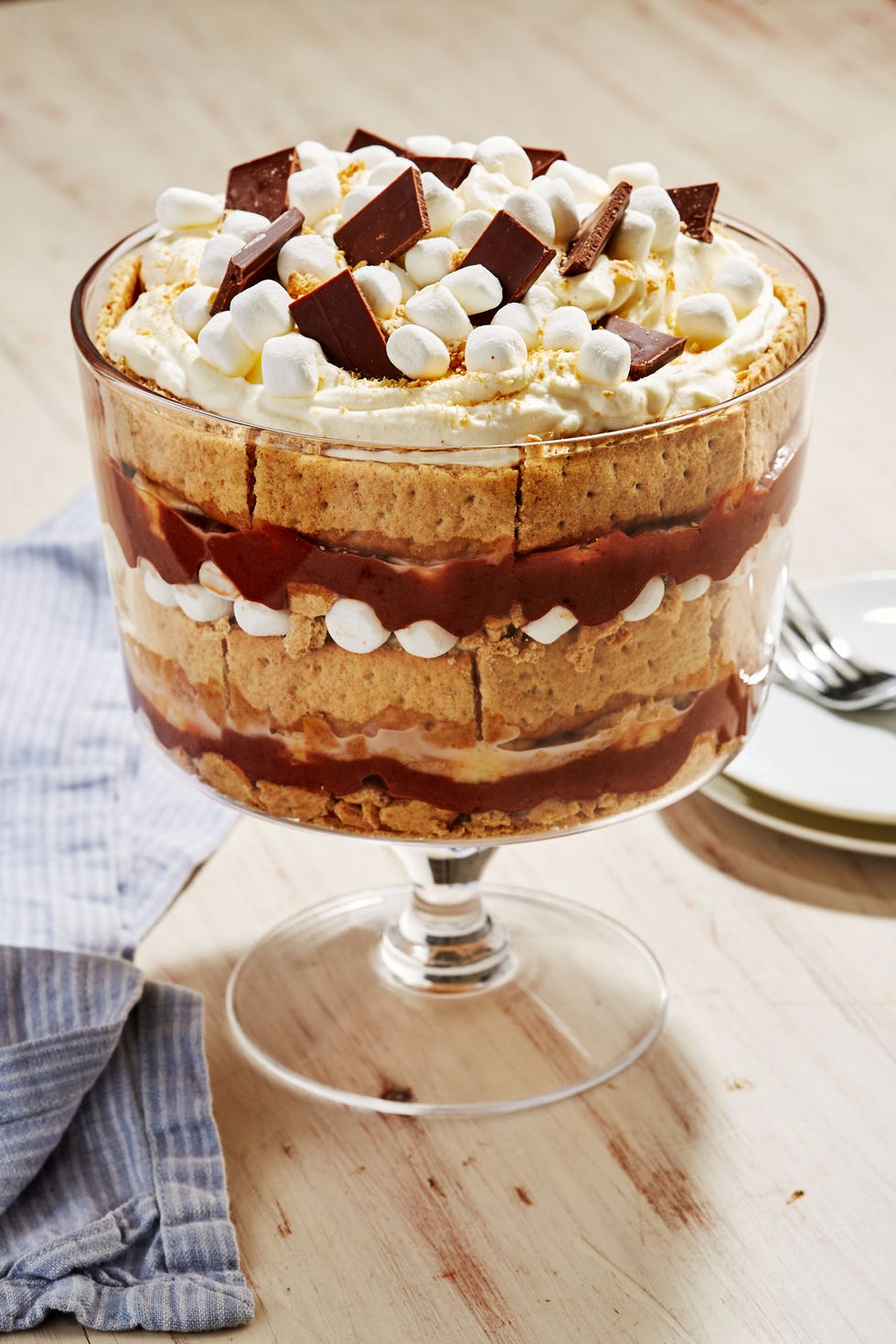 s'mores banana pudding