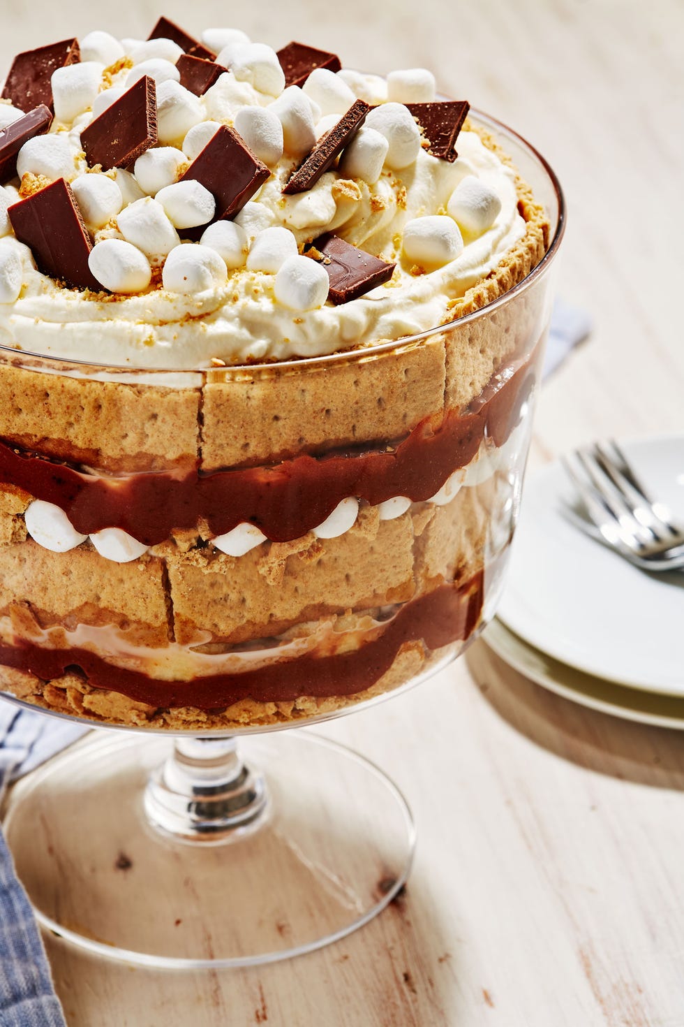s'mores banana pudding