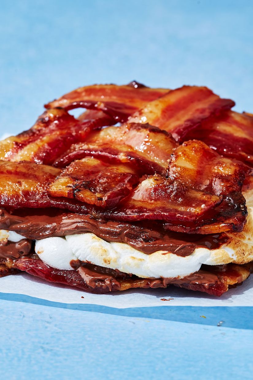 bacon weave s'mores