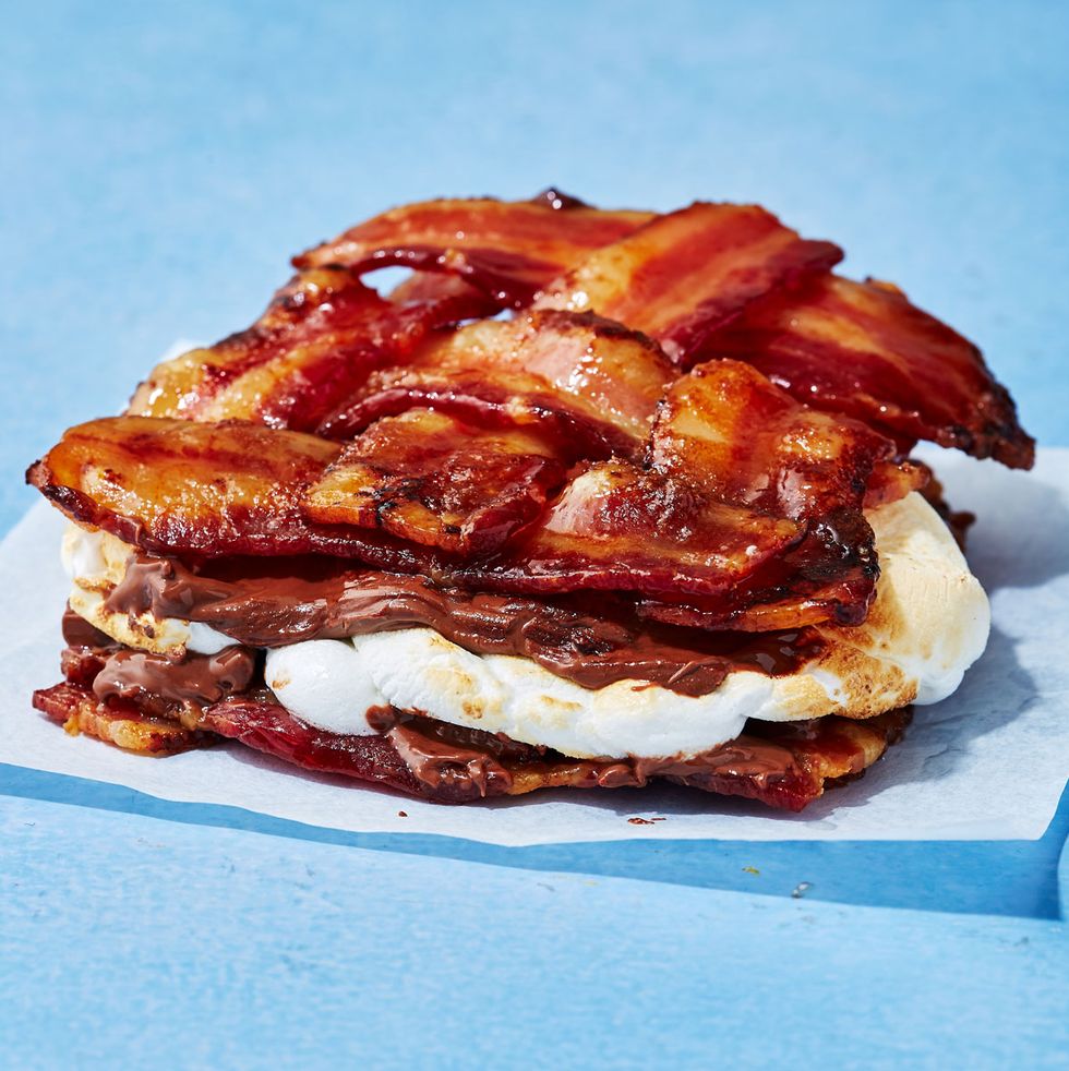 bacon weave s'mores