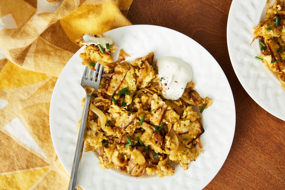 savory matzo brei