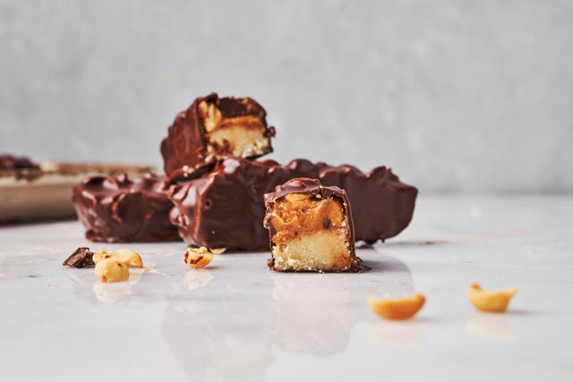 keto copycat snickers bars delish