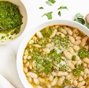 cannellini beans with herb sauce