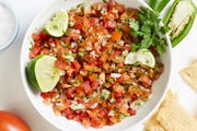 pico de gallo with chips