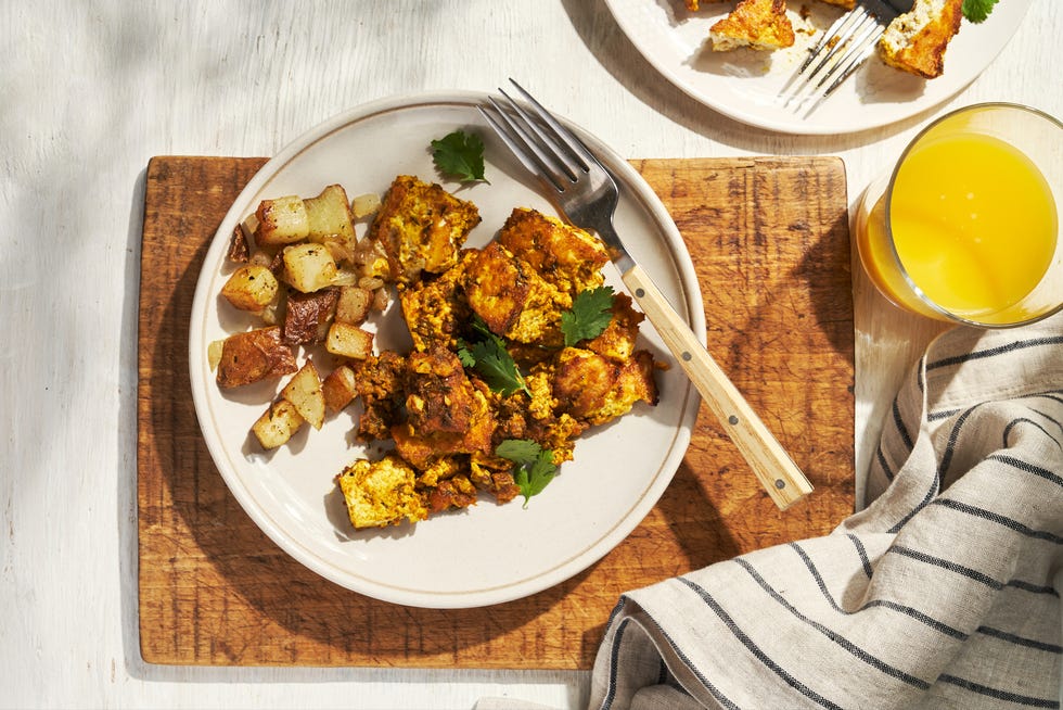 tofu scramble with potatoes