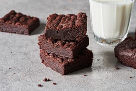 decadent vegan brownies