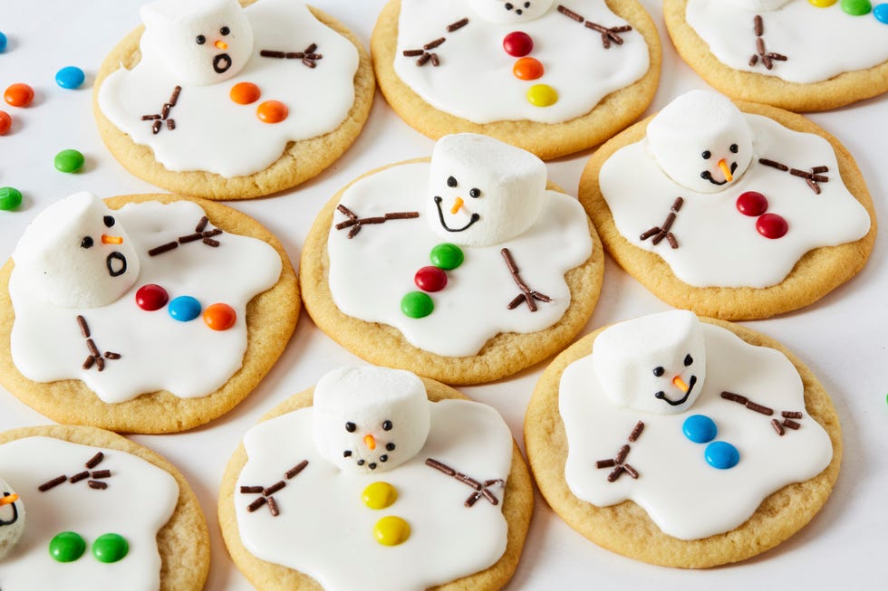 melted snowman cookies