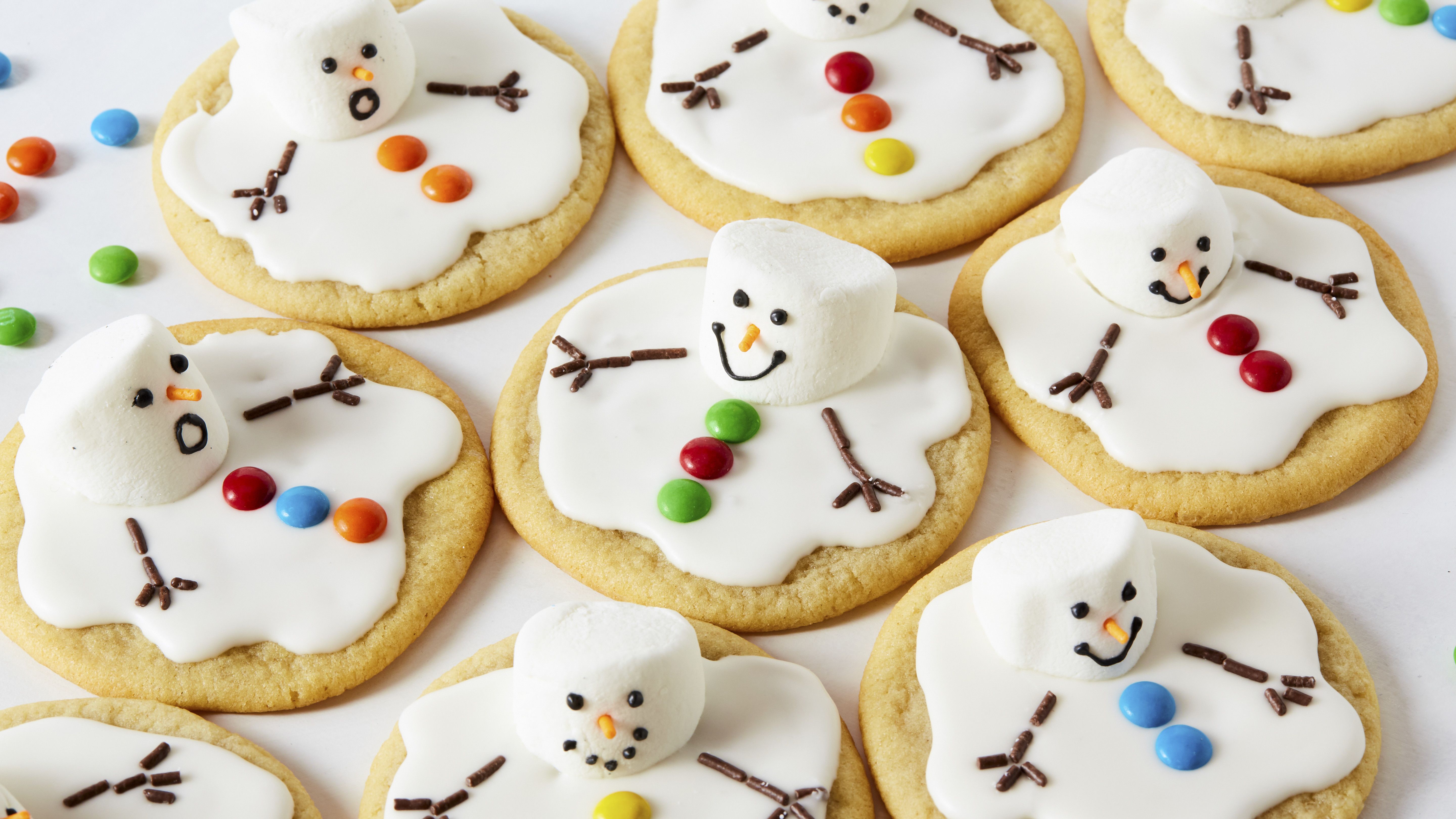 Melting Snowman Cookies - Fun Cookie Recipes