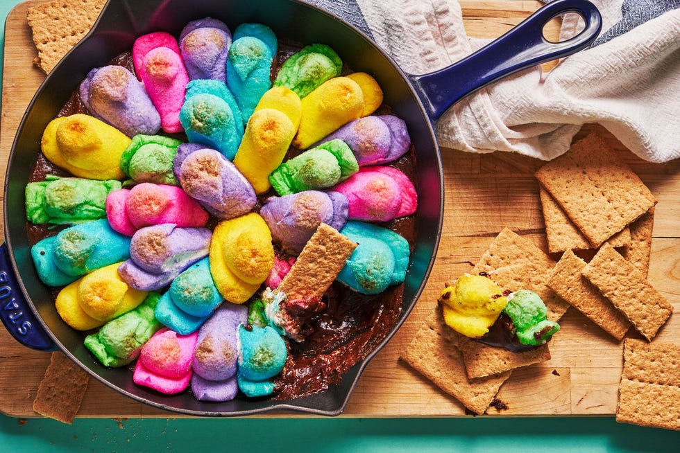 peeps skillet s'mores