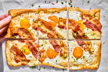 breakfast bacon egg tart