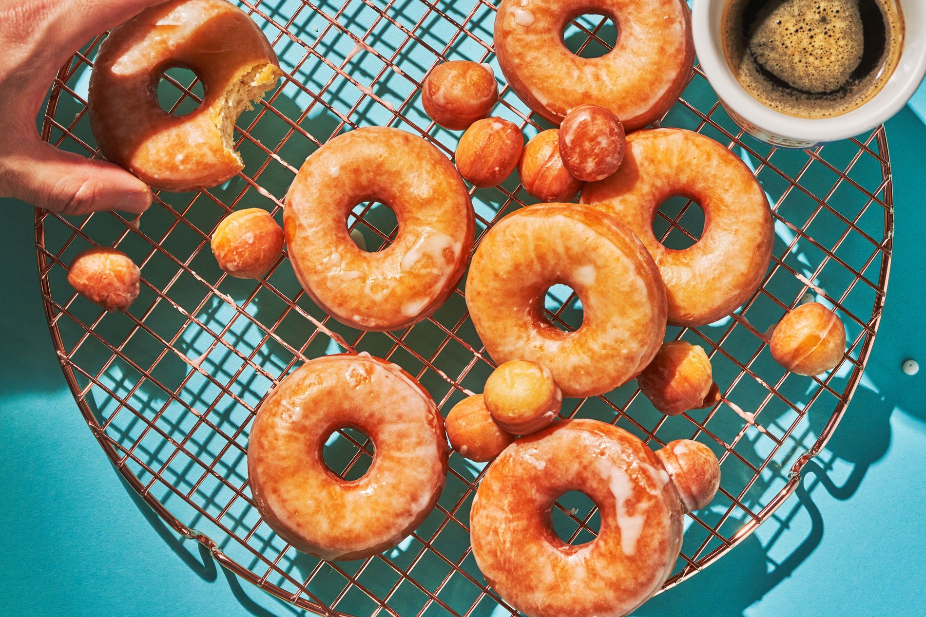 Yeast Doughnuts with Vanilla Glaze - Moore or Less Cooking