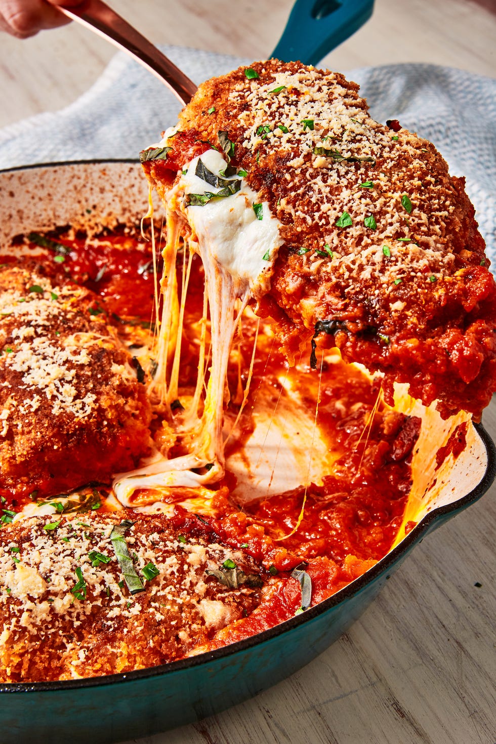 mozzarella stuffed chicken parm
