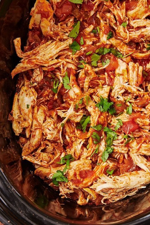 crock pot salsa chicken