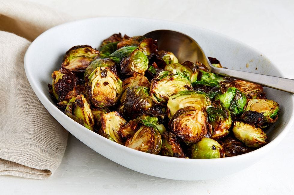 preview for Air Fryer Brussels Sprouts Get So Crispy So Fast