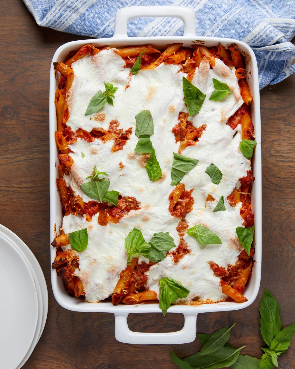 baked penne alla vodka with turkey