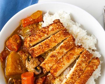 sesame tofu katsu curry