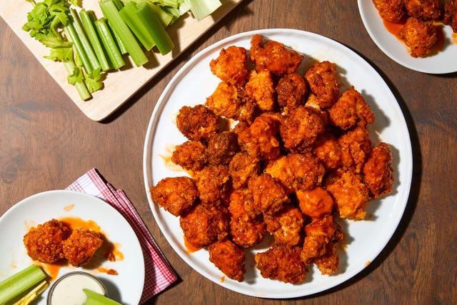 Best Buffalo Popcorn Chicken Recipe - How To Make Buffalo Popcorn Chicken