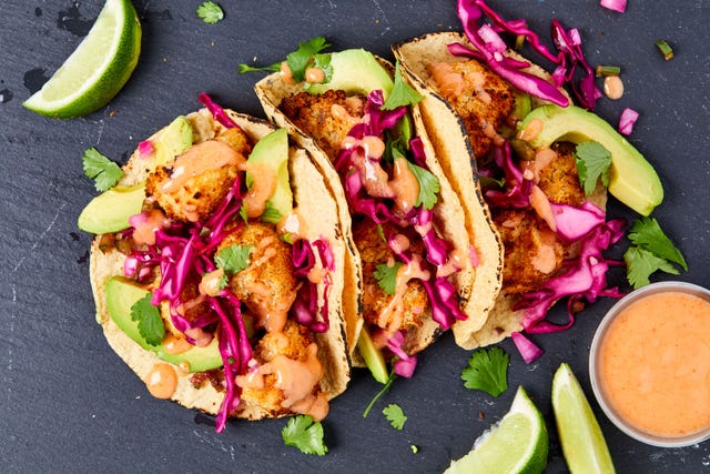 Best Air Fryer Cauliflower Tacos Recipe - How To Make Vegan Air Fryer ...