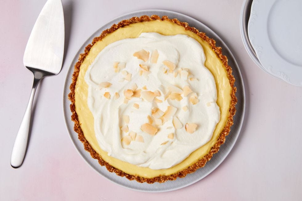 lemon coconut tart