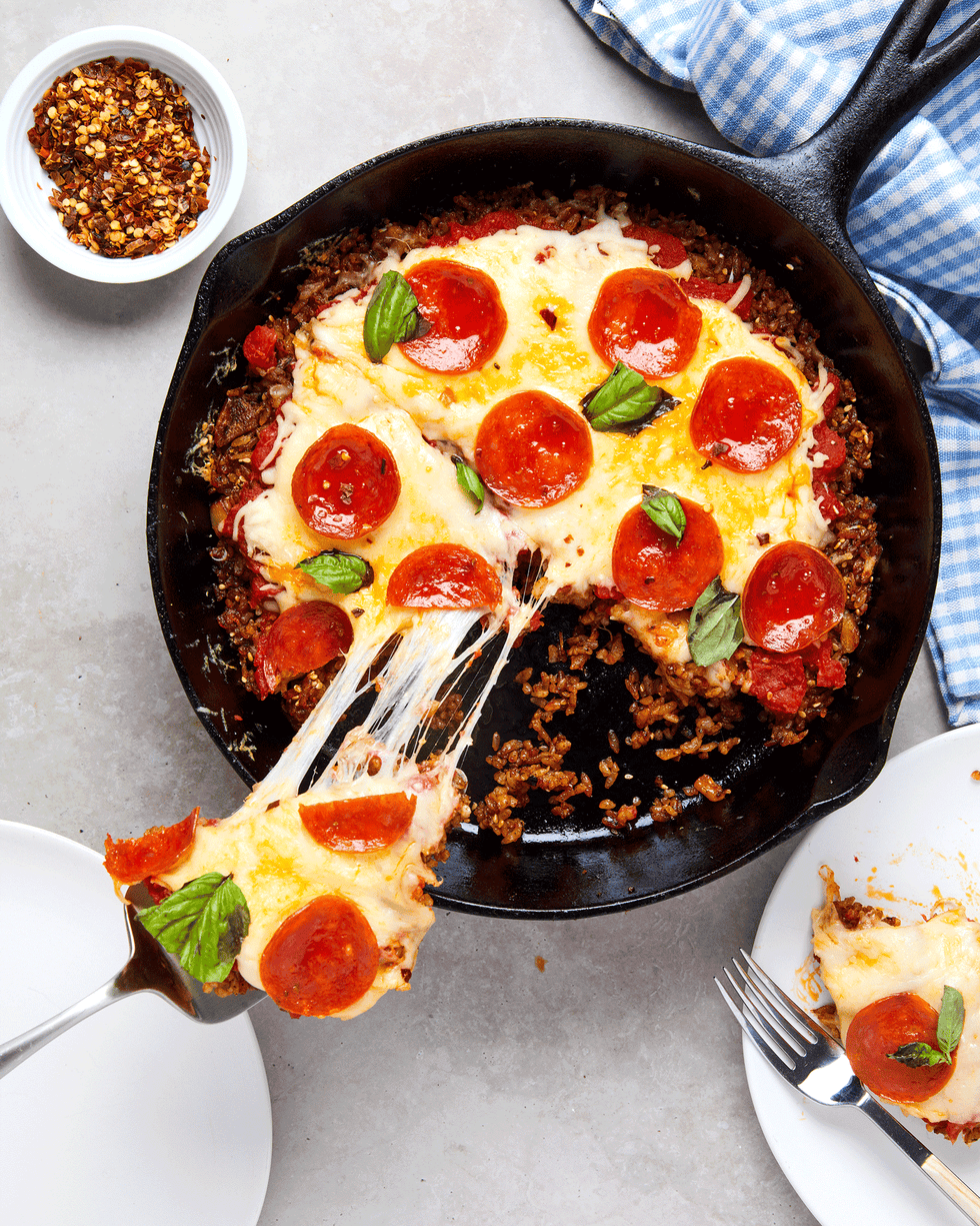 pizza rice delishcom