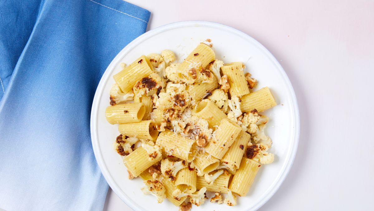 preview for This Cauliflower Pasta Is Amped Up With Golden, Roasted Garlic