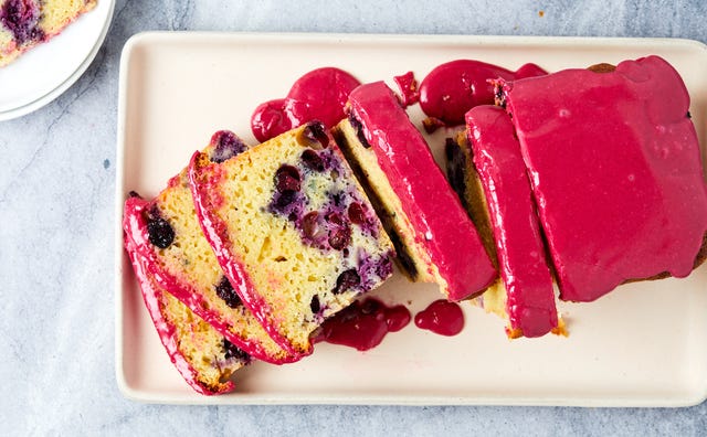 Lemon Blueberry Bread - Delish.com lemon blueberry bread