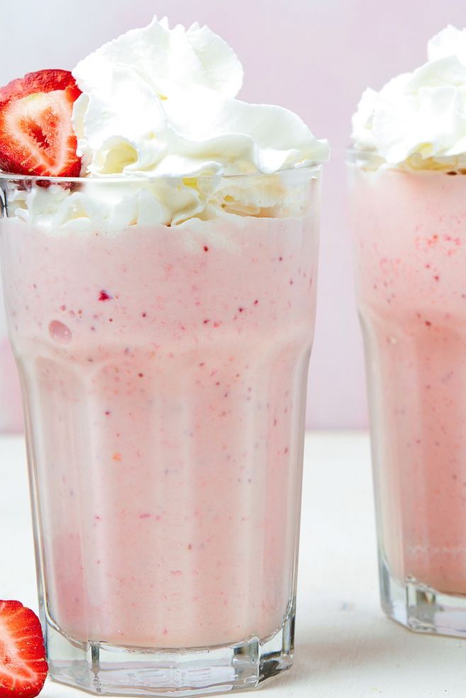 perfect strawberry milkshake