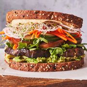 ultimate veggie sandwich horizontal