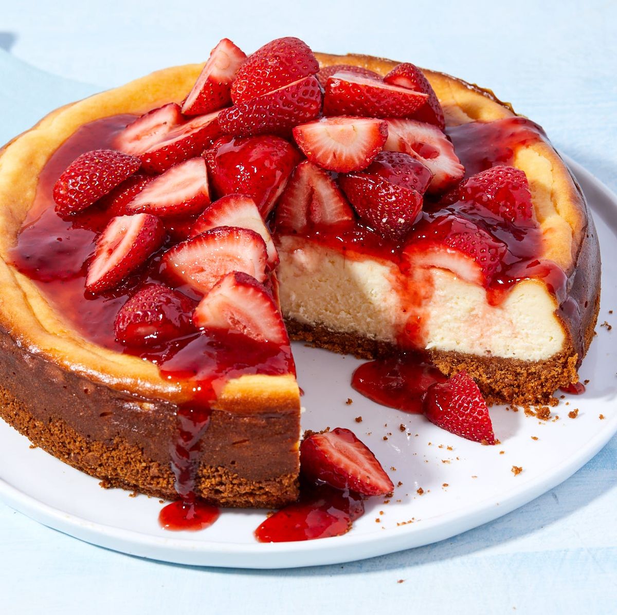 Best Strawberry Cheesecake Recipe - How to Make Strawberry Cheesecake