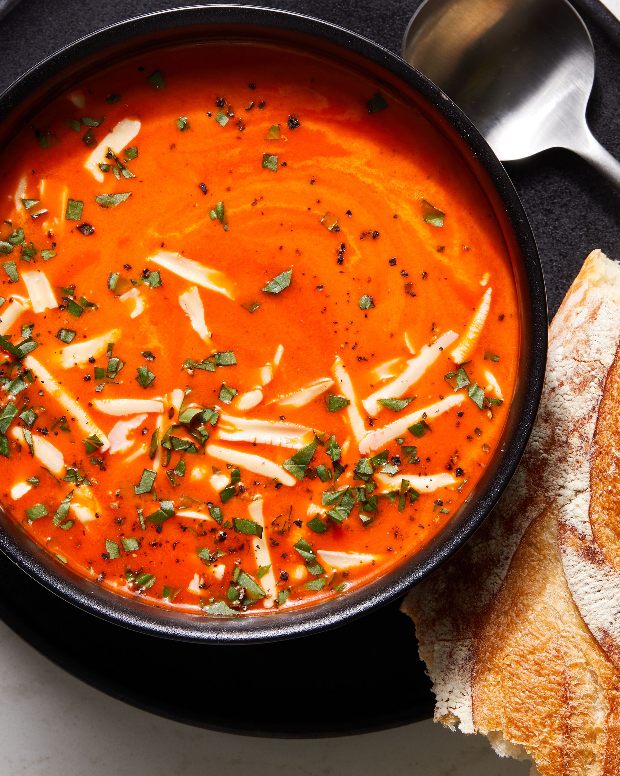 Best Roasted Red Pepper Soup Recipe - How To Make Red Pepper Soup