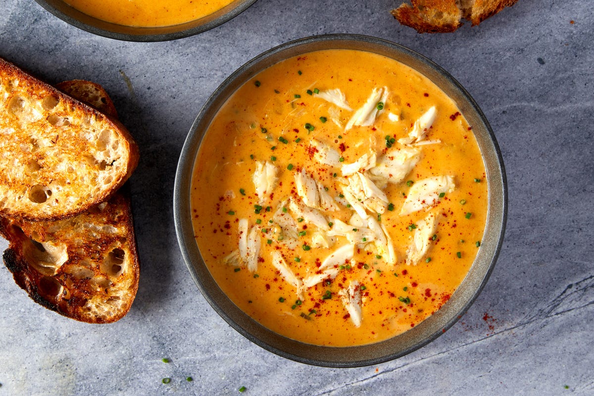 Hot Crab Dip with Bread Toast