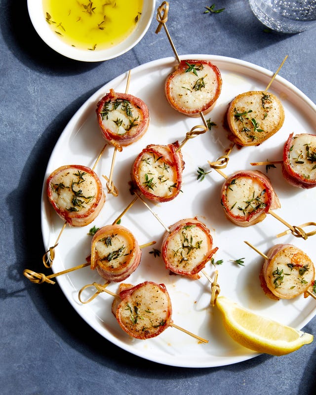 bacon wrapped scallops