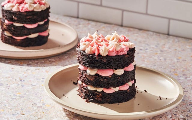 mini chocolate raspberry cake