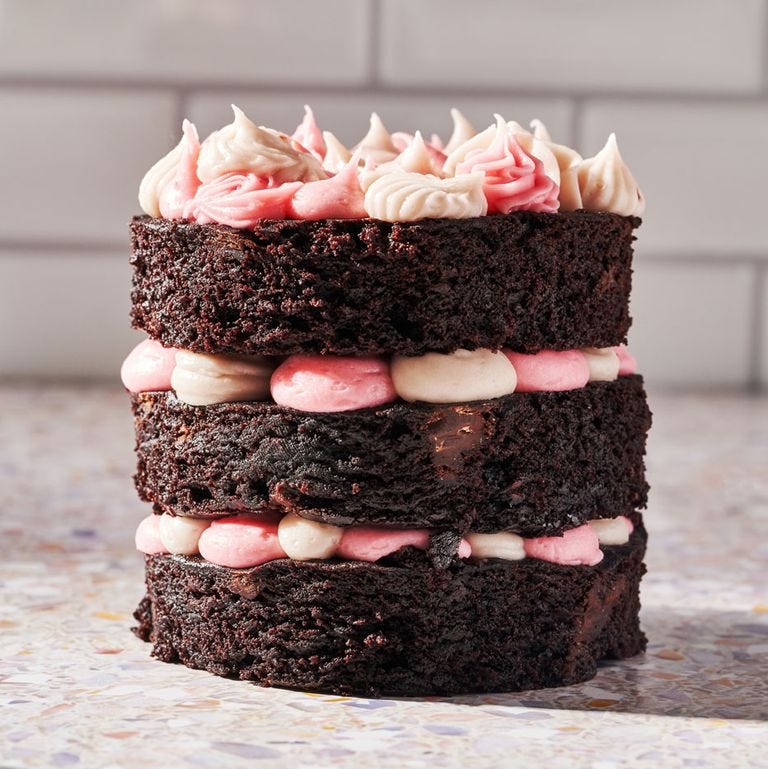 mini chocolate raspberry cake