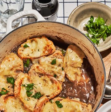 french onion lentil stew
