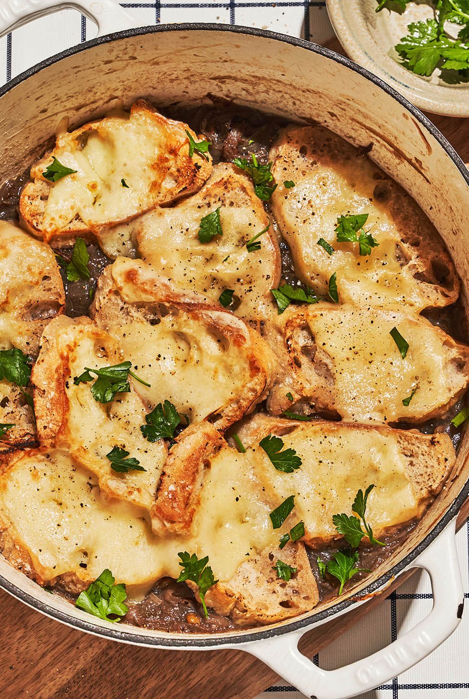 vegan french onion stew