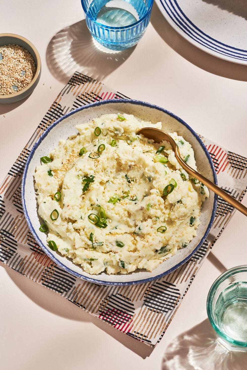 toasted sesame oil mashed potatoes