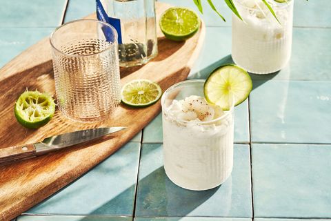 spiked coconut limeade